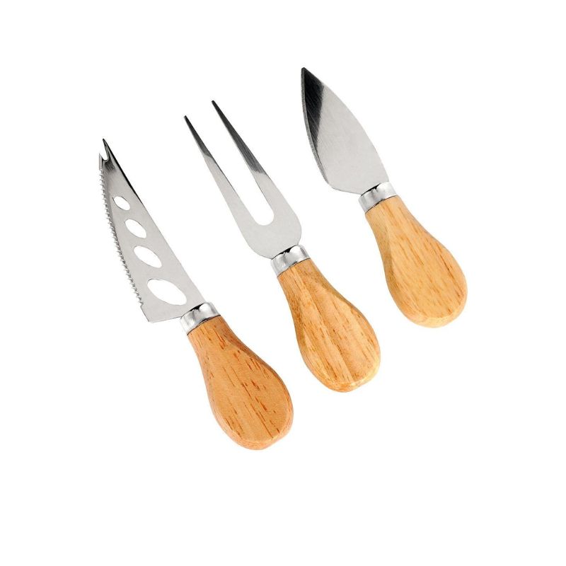 Set of cheese knives, 3 pieces