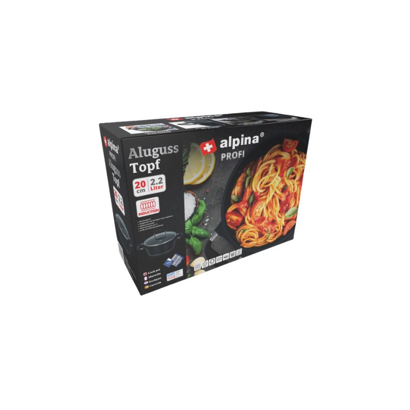 Aluminum cooking pan, 20 cm