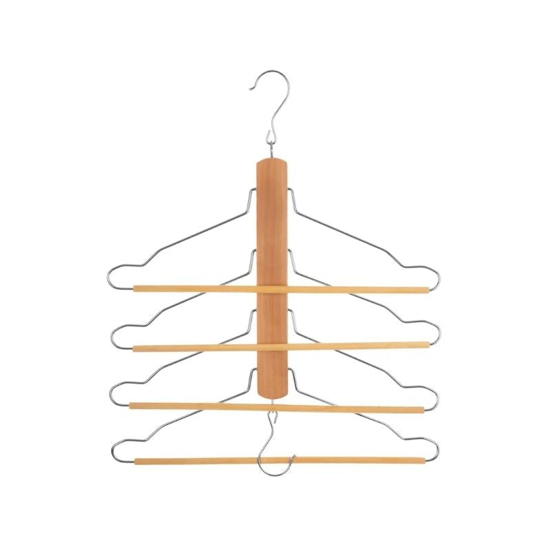 Wooden clothes hanger