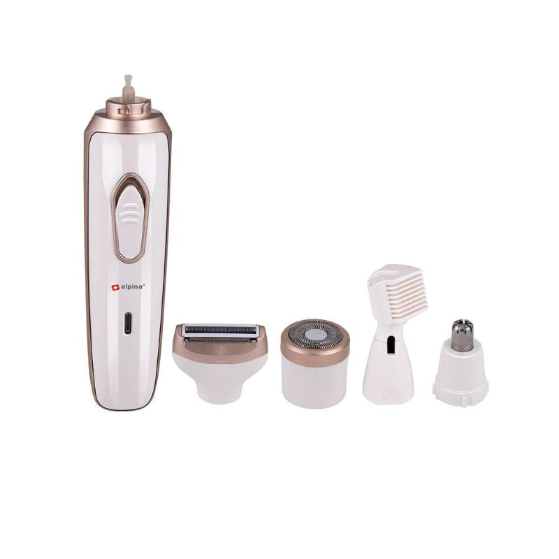 Epilator with 4 parts