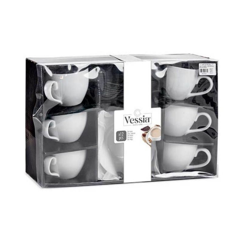 Set of 6 porcelain cups