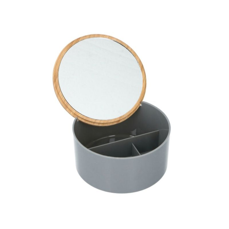 Cosmetic case with mirror