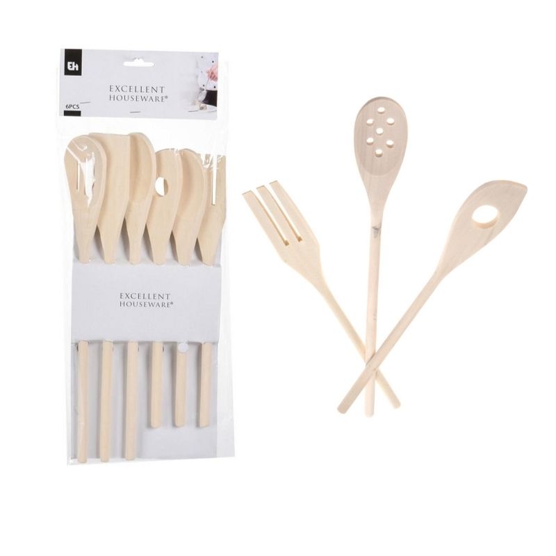 Set of Kitchen Spoons 6 pieces