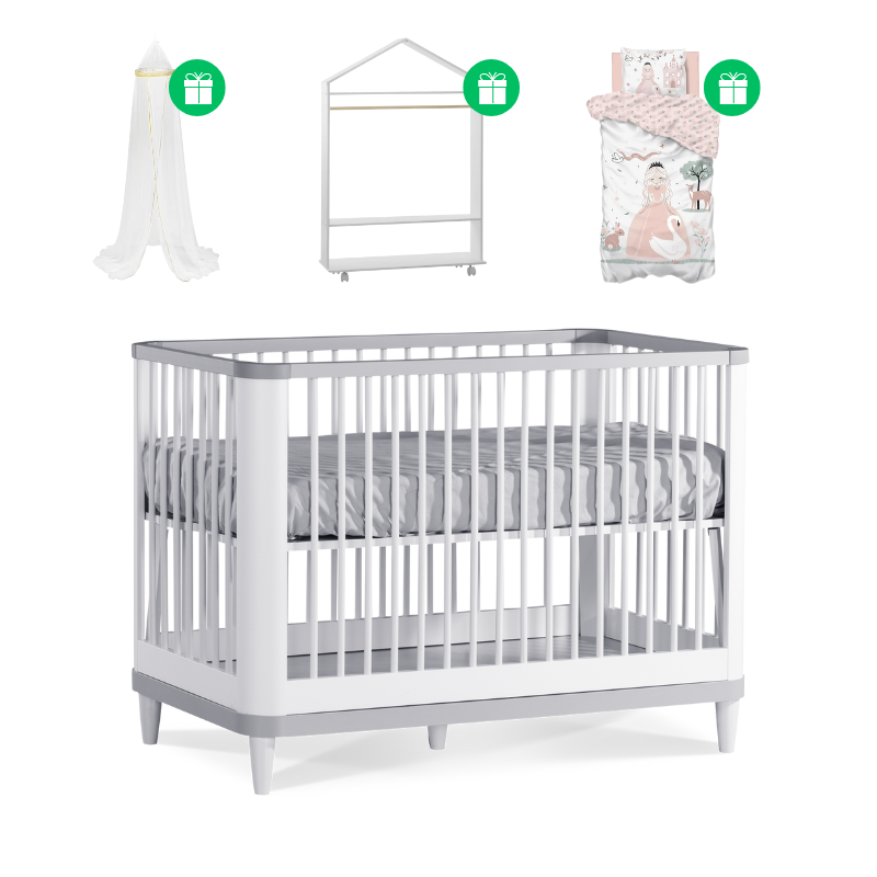Baby bed + 3 gifts