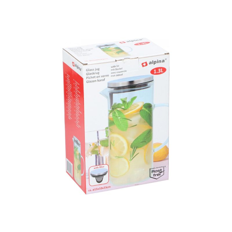 Container with lid, 1.3L