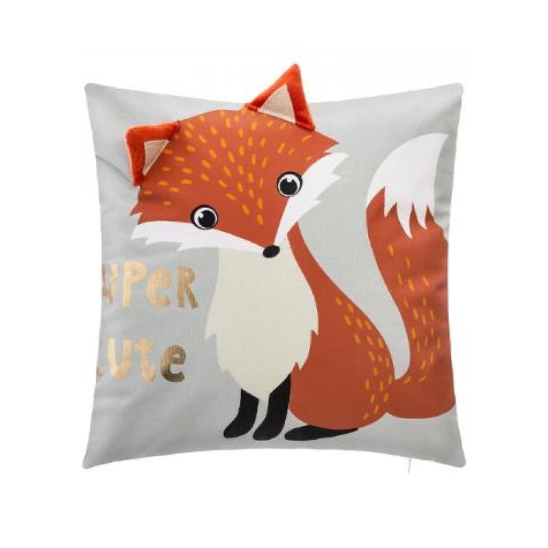 FOX children's pillow, 40x40 cm