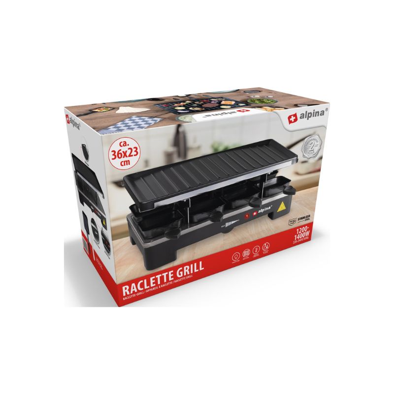 Electric grill, 1200-1400 W 