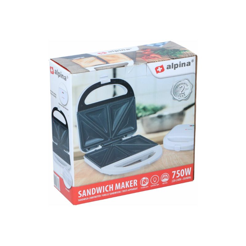 Tostiere me dy ane, 750W