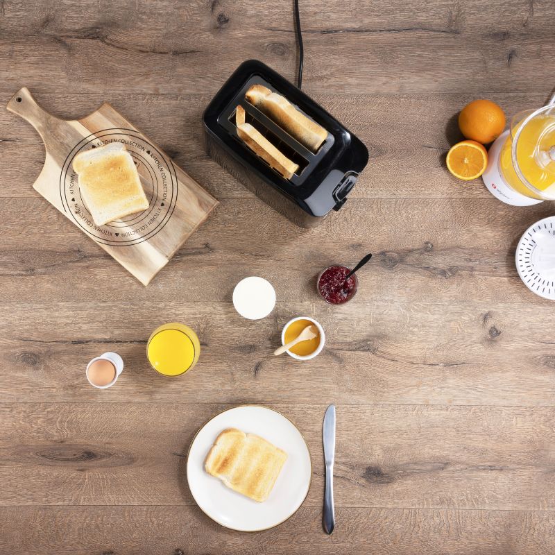 Toaster with two compartments