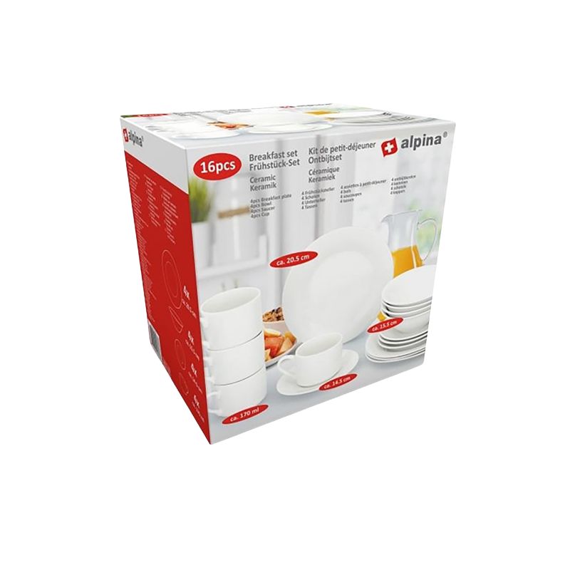Breakfast set, 16 pieces