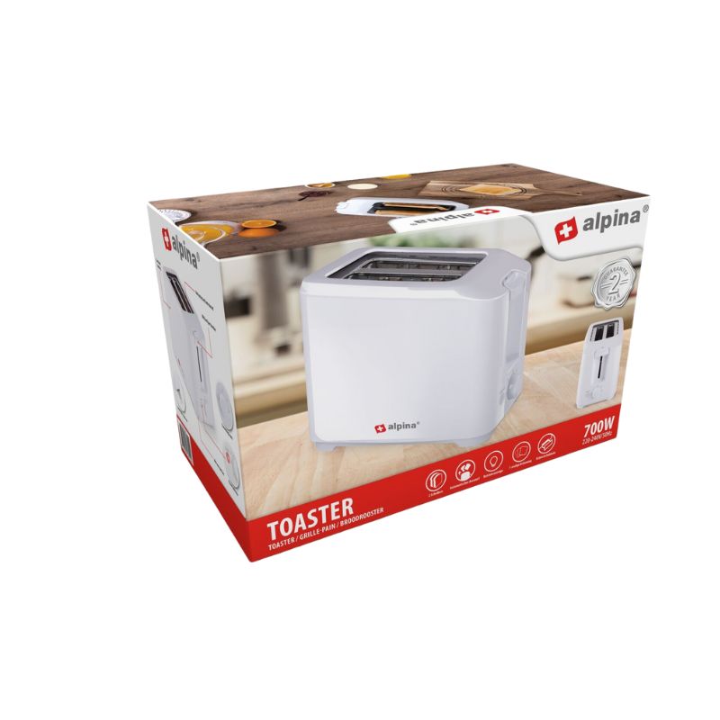 Double sided toaster, 700W