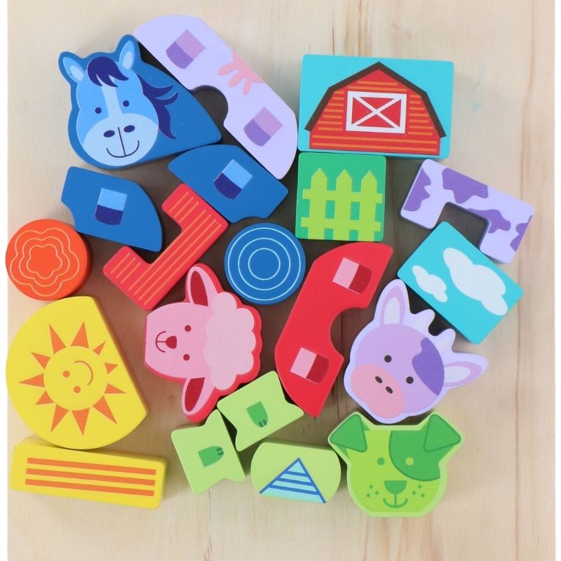 Construction cube for children