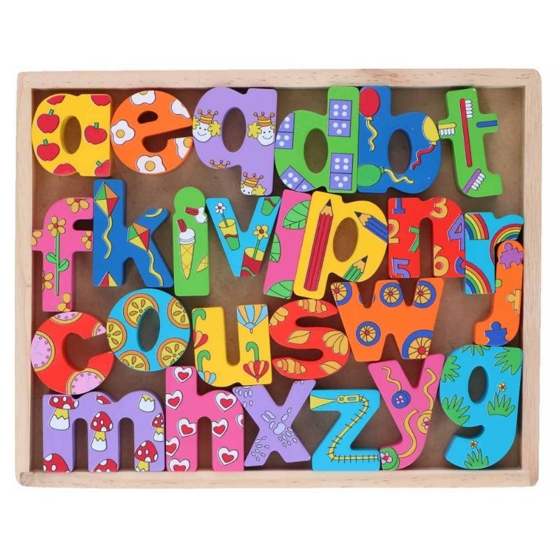 Wooden letters for children