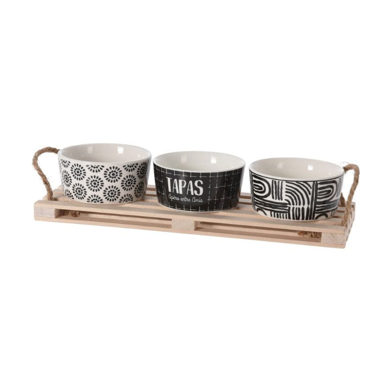 Serving set, 4 pieces